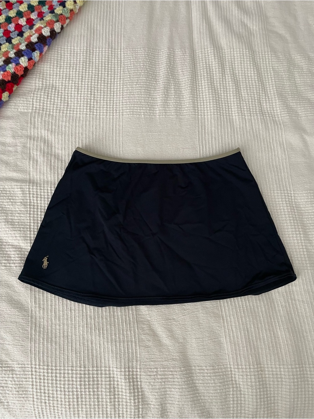 Vintage polo swimwear mini skirt